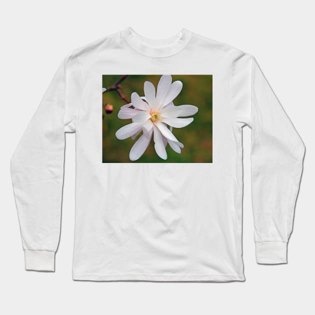 Magnolia Long Sleeve T-Shirt by ikshvaku